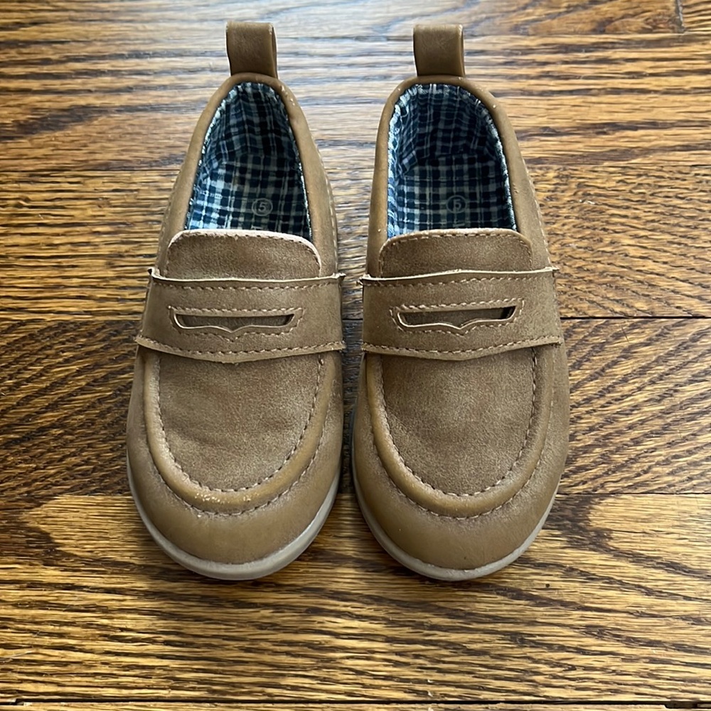 Baby Boy Koala Kids Tan Loafers - Size 5